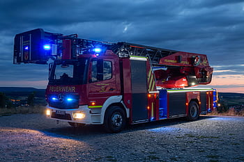 rosenbauer, použití, civilní ochrany, žebřík, hasičský vůz, hašení požáru, zařízení, hasičské práce, auto, oheň, vozidlo