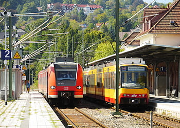 freudenstadt, hbf, περιφερειακό, ΚΙΝΗΣΗ στους ΔΡΟΜΟΥΣ, freudenstadt, hbf, κεντρικό σημείο, περιφερειακή κυκλοφορία, περιφερειακό τρένο, ελαφρά σιδηροτροχιά, karlsruhe, stuttgart