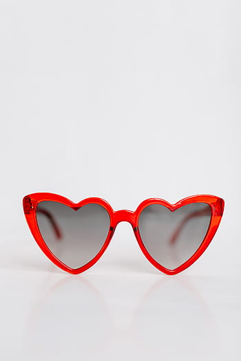 óculos de sol, vermelho, óculos, engraçado, acessórios, moda, amor, dia dos namorados, Coração, em forma