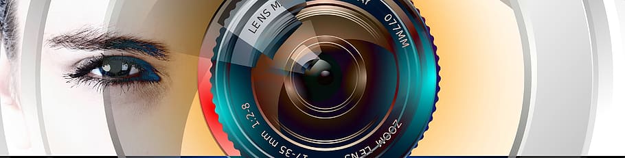 multicolored camera lens, photography, photograph, woman, camera, right at the own picture, personality, personal rights, publication, hand, lens