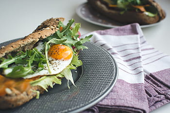healthy homemade baguette, Healthy, homemade, baguette, close up, eggs, pastry, sandwich, wholegrain, food, gourmet