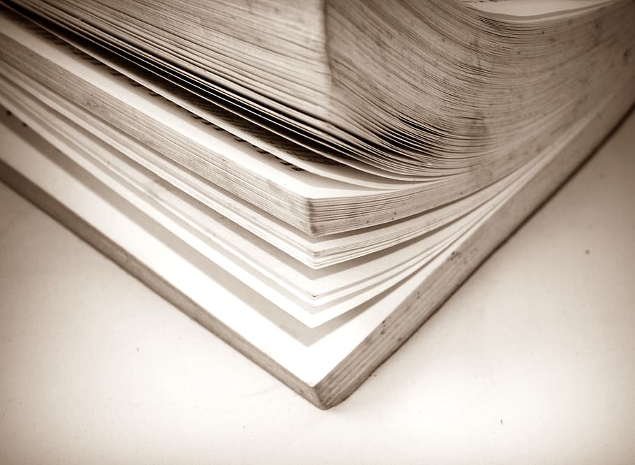 book, white, surface, backgrounds, blank, textbook, 3d, macro, concept, render, dark