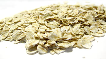 příchutí čipu, oves, jídlo, ovesné vločky, obilí, vegetariánský, organický, snídaně, zdravý, bílé pozadí, zemědělství