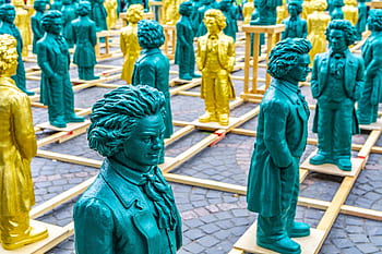 Beethoven, bonn, seni, patung, karya seni, instalasi, Jerman, sejarah, Arsitektur, plastik, bangunan