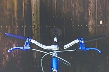 focus photography, bicycle, bike, ride, outdoor, transportation, handlebar, blue, mode of transport, focus on foreground, cycling