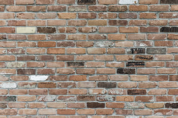 orange, black, brick wall, close, photography, brown, concrete, bricks, wall, patter, texture