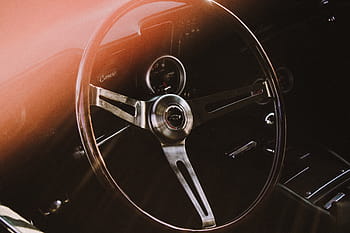 old, retro, car, Steering wheel, various, cars, chrome, transportation, old-fashioned, close-up, retro Styled