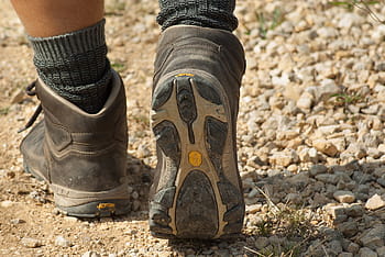 személy, fárasztó, szürke-fehér, túrázás, csizma, gyalogló, járóka, trekking, cipő, csomagtartó, szabadban