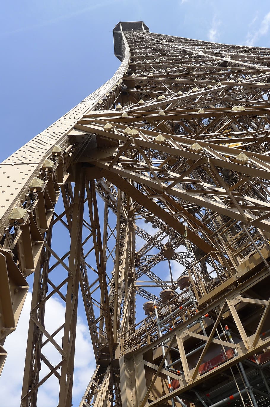 věž, eiffel, Paříž, Francie, Eiffelova věž, architektura, památník, slavný, symbol, prohlídka, struktura