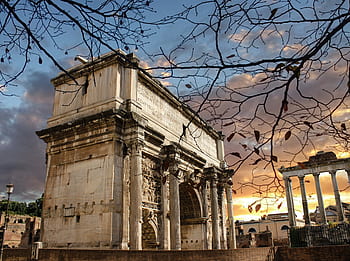 starověk, foro romano, památník, historik, Řím