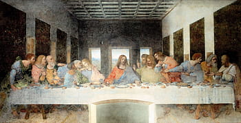 sidst, aftensmaleri, Leonardo Da Vinci, maleri, sidste aftensmad, kunstværk, vægmaleri, Jeg er ultimativ cena, sekcotechnik dominikanske kloster, Santa Maria delle Grazie, milan