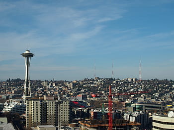 Space Needle, Seattle, Towers, Radio, city, tv tower, telecommunication, antenna, transmission tower, radio tower, tall