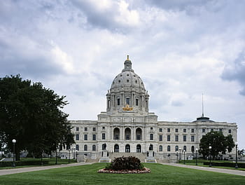 washington capitol, capitol building, dome, st paul, minnesota, architecture, government, sky, clouds