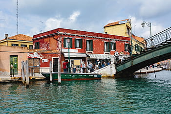 água, férias, arquitetura, edifícios, cidade, Europa, rio, paisagem aquática, viagem, cultivo, italiano