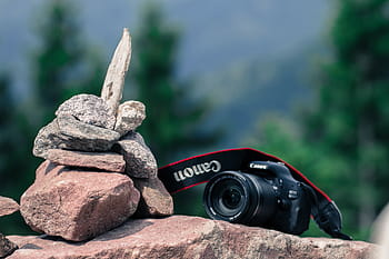 resting, rocks, outdoor, setting, DSLR camera, technology, camera, outdoors, nature, equipment, history