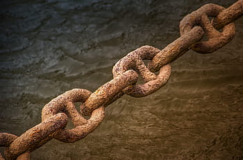 rusted, brown, chains, body, water, metal, technology, anchor chain, fixing, steel chain, iron