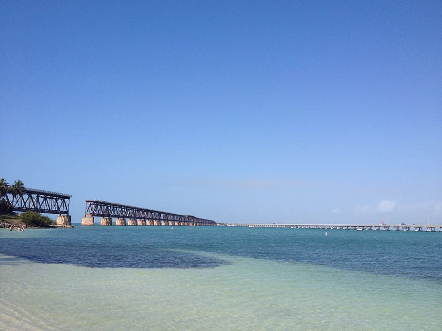 moře, Příroda, Amerika, Florida, klíč