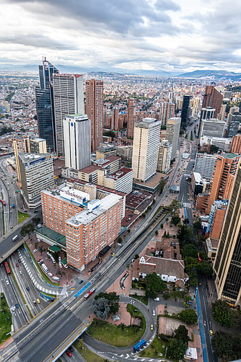 bogotá, peyzaj, Kent, mimari, kentsel, panoramik, Başkent, şehirler, bakış açısı, Cundinamarca, yapı