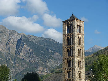 ベルタワー、 ロマネスク様式、 ピレネー山脈、 山、 サンクリメントドゥタウル、 パラーズソビラ、 遺産、 カタルーニャ