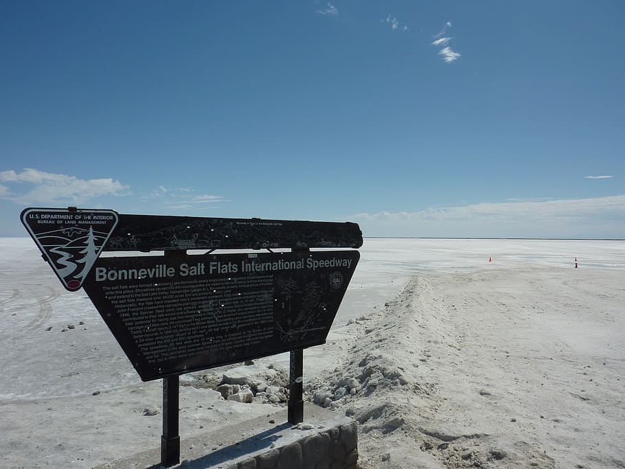 Tom, Bonneville byt, závodní dráha, solné byty, slané jezero, rychlostní záznam, sůl, bílý, poušť, usa, Dálnice