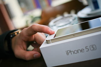 iphone 5, 5s, iPhone 5S, ID Sentuh, detail, jari, tangan, iphone, sentuh, Tangan manusia, orang