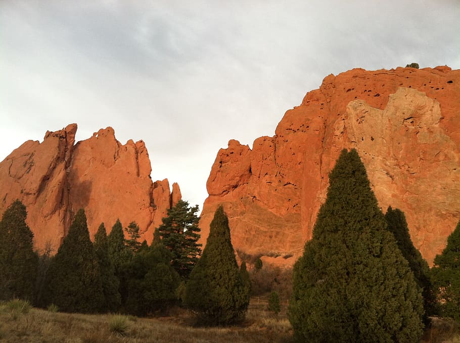 istenek kertje, colorado rugók, tájkép, nyugat, fény, természet, hegy, scenics, rock objektum, szabadban