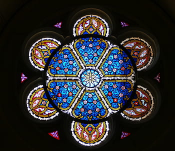 church window, window, stained glass window, faith, jesus, historically, christianity, rosette, castle church, wittenberg, star
