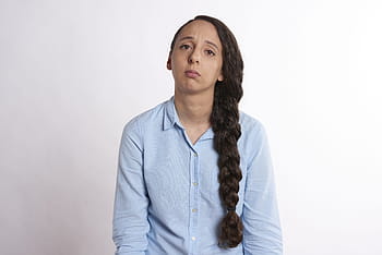 modrý, šaty košile, smutný, žena, naštvaný, ženský, lidé, smutek, mladý, dívka, osoba