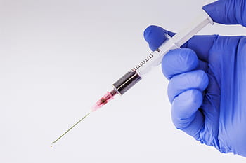 注射を持っている人、 注射器、 手袋、 医療、 血液、 研究、 ダウンロード、 病院、 針、 テスト、 実験室