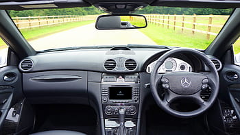 car, black, interior, steering, wheel, mercedes, benz, luxury