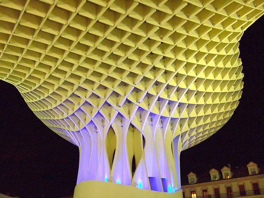 main square, seville, spain, andalusia