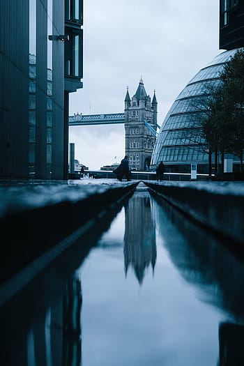tower bridge, london, daytime, grey, concrete, building, architecture, infrastructure, tower, bridge, people