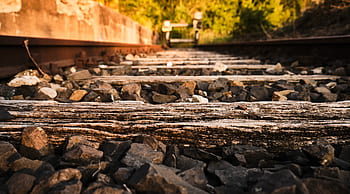 gleise, railway line, rails, buffer stop, railway, train, track, end of track, end, track completion, old