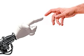 future, human, robot, hand, artificial, fantasy