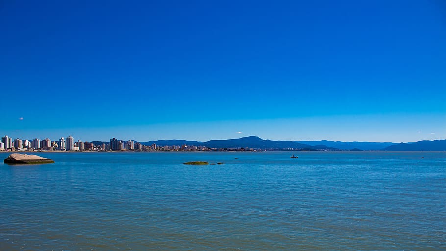 florianopolis, mar, pláž, Příroda, letní, voda, cestovní ruch, horizont, výlet, tropický, nebe