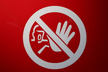 štít, zákaz, stop, obsahující, Varování, Poznámka, dopravní značka, průchod, warnschild, přístup odepřen, zakázáno