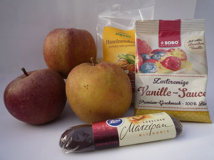 baked apple, sweet, winter, boskop, fruit, food, apple - Fruit