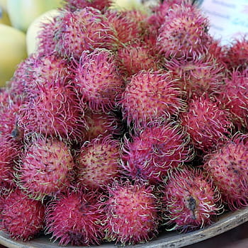 rambutan, fruits, fruit