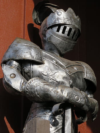 knight, armor, metal, vintage, middle age, sword, medieval, warrior, protection, iron, history