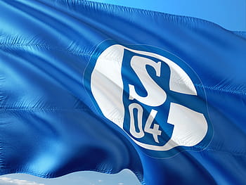 zászló, logo, futball, Bundesliga, fc schalke 04