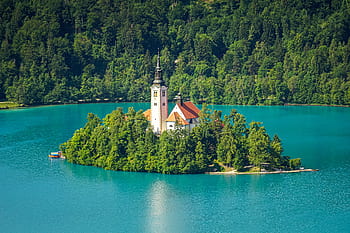 lake bled, slovenia, mountains