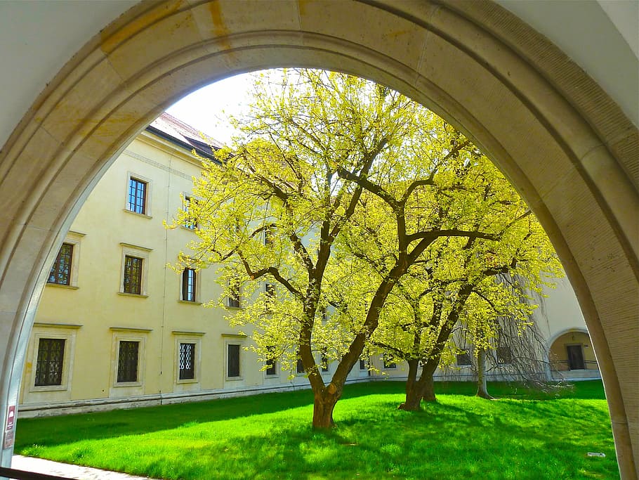 arch, stone arch, building, entrance, medieval, old, design, arched