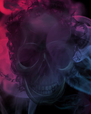 skull wallpaper, skull, art, digital art, design, skeleton, halloween, evil, spooky