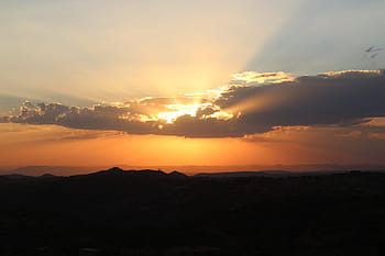 Afrika, Eritrea, grænser, solnedgang, landskab, plateau, plateauet af eritrea, plateau african, natur, himmel, scenics