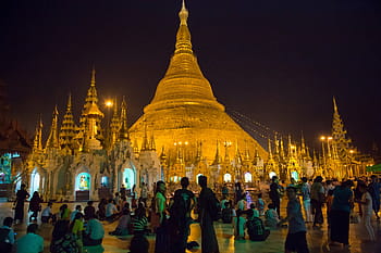 barma, yangon, chrám, buddhismus, Myanmar, pagoda, Asie, budování chrámu, náboženství, stupa, duchovno