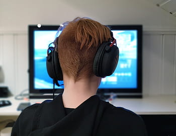 gaming, boy, child, play, kid, fortnite, playstation, console, tv, chat, headphones