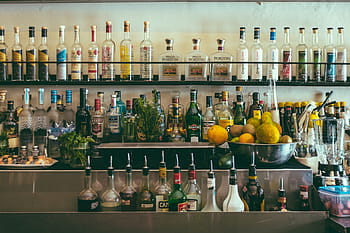 bar, bottiglia, bottiglie, bere, bevande, liquore, pub, Rum, spirito, Vodka, alcool