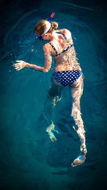 schnorcheln, Tauchen, Mädchen, Wasser, Urlaub, Schwimmbad, Meer, Wassersport, Hobby, Schwimmen, Urlaube