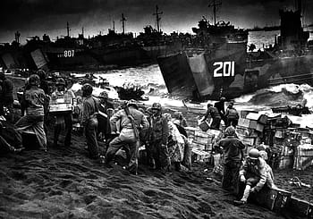 american supply ships, unloading, American, Supply Ships, Iwo Jima, World War II, beach, public domain, supplies, world war 2, ww2