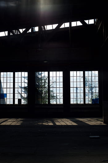 sunlight, passing, glass window, dark, room, pane, window, inside, architecture, building, infrastructure,dark